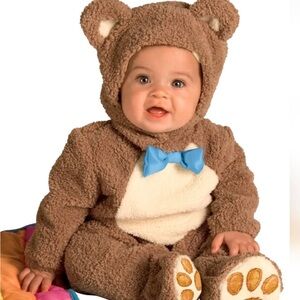 Oatmeal Bear Costume Baby 6-12 Months Baby Bear 2 Piece Set Halloween Dress Up